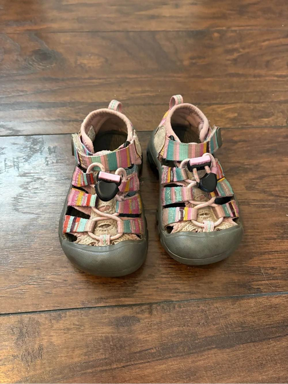 KEEN Little Kids' Pink Multi Sandals Size 8